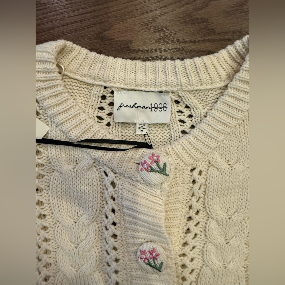 NWT Freshman 1996 Cardigan - Picture 5 of 6